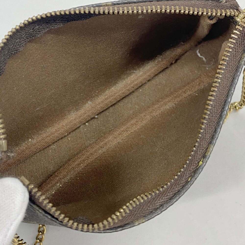 Louis Vuitton Monogram Mini Pochette Accessoires M58009 Brown Women's Bag P23... - Picture 4 of 11